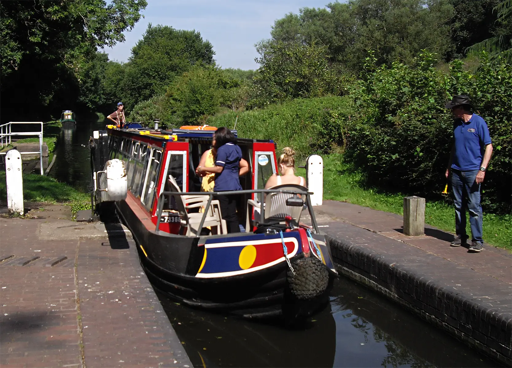 Ernest-Thomas II narrowboat lock